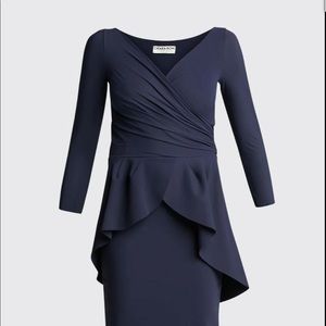 Chiara Boni La Petite Robe Duth Peplum Sheath Dress